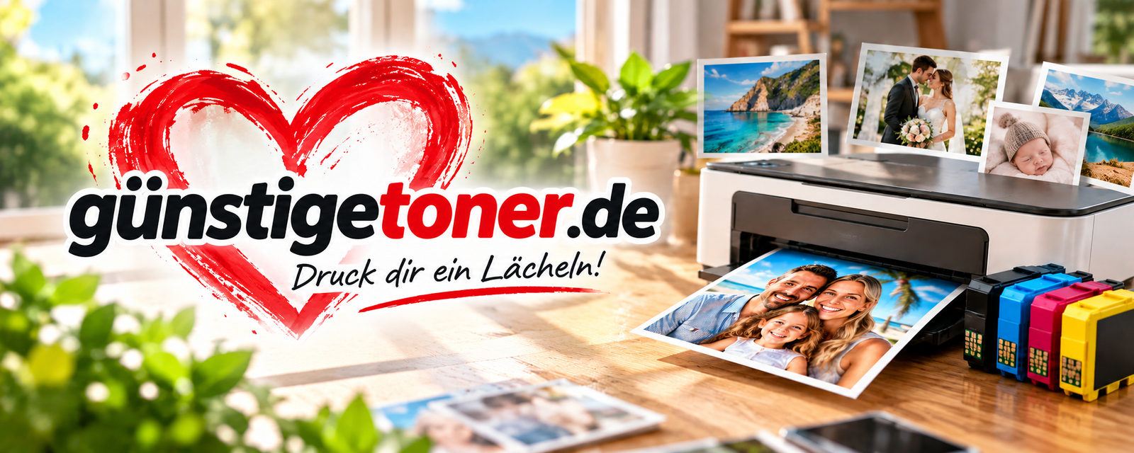 günstigetoner.de – Druck dir ein Lächeln – Drucker und gedruckte Familienfotos